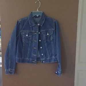 Lands End Blue Jean Jacket